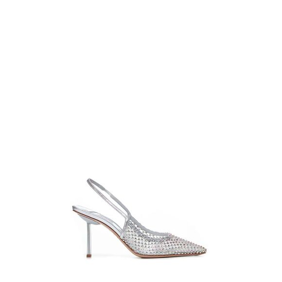 Le Silla Women Embrace Sandals In Lamé Fabric